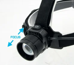 BERG OTSALAMPPU LADATTAVA 1800LM FOCUS