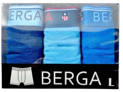 BERGA BOKSERIT 3-PACK L SININEN