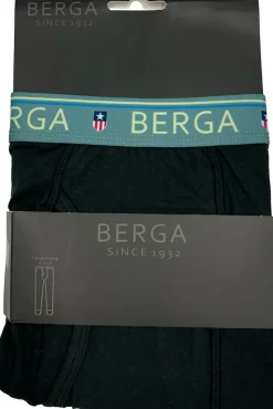 BERGA MIESTEN PITKÄT ALUSHOUSUT S MUSTA/VIHREÄ