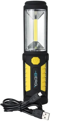 BERG LADATTAVA TYÖVALO 3W, USB-LATAUS