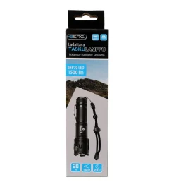 BERG TASKULAMPPU LADATTAVA XHP70 1500LM