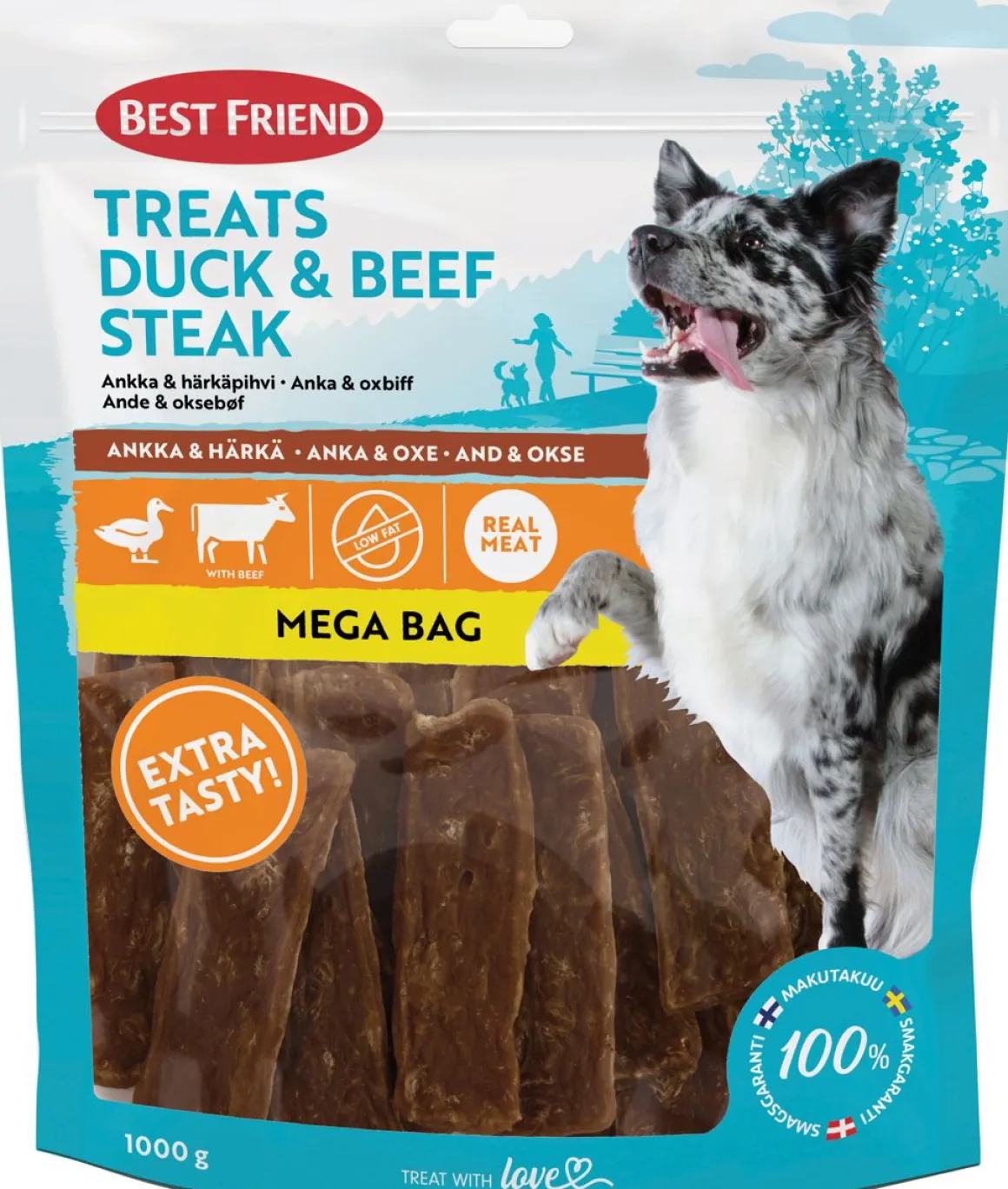 BEST FRIEND TREATS ANKKA & HÄRKÄPIHVI 1KG
