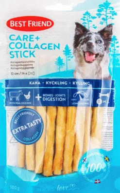 BEST FRIEND CARE+ KOLLAGEENIPURUTIKKU KANA 12CM 14KPL