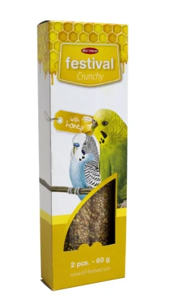 BEST FRIEND CRUNCHY UNDULAATIN TANKO 2 KPL 60 G