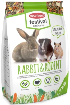 BEST FRIEND FESTIVAL EXCLUSIVE KANIN JA JYRSIJÄN TÄYSRAVINTO 1,7 K