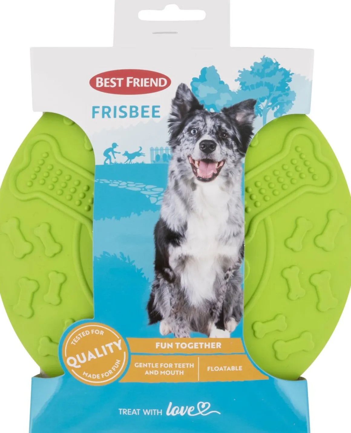 BEST FRIEND FRISBEE KOIRAN TÄYSKUMILELU