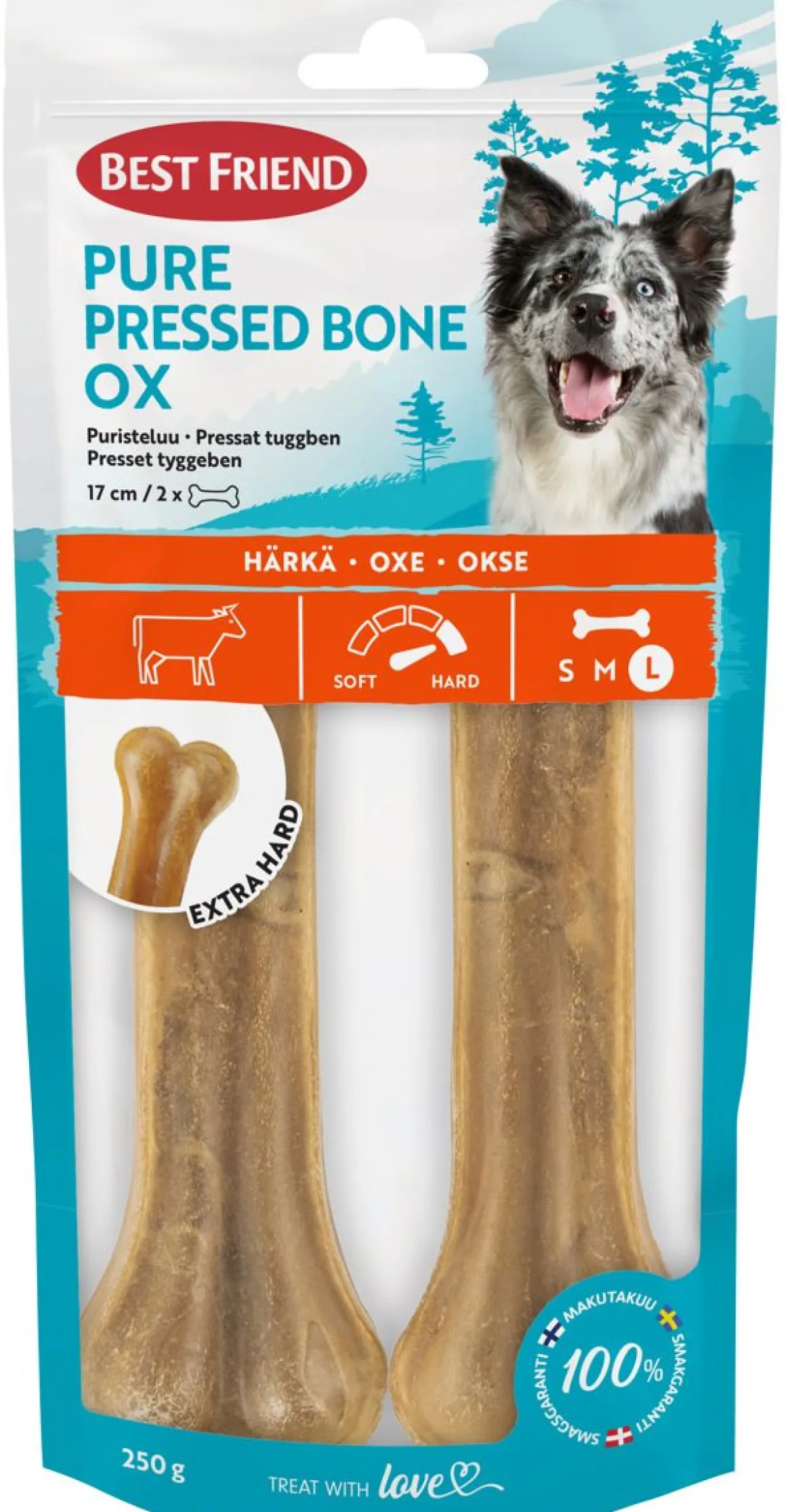 BEST FRIEND PURE PURISTELUU HÄRKÄ 17CM 2KPL 250 G