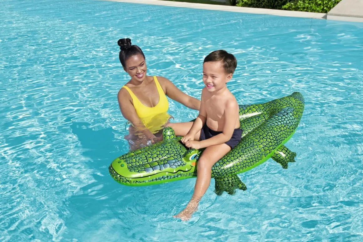 BESTWAY BUDDY KROKOTIILI RIDE ON 152 X 71 CM