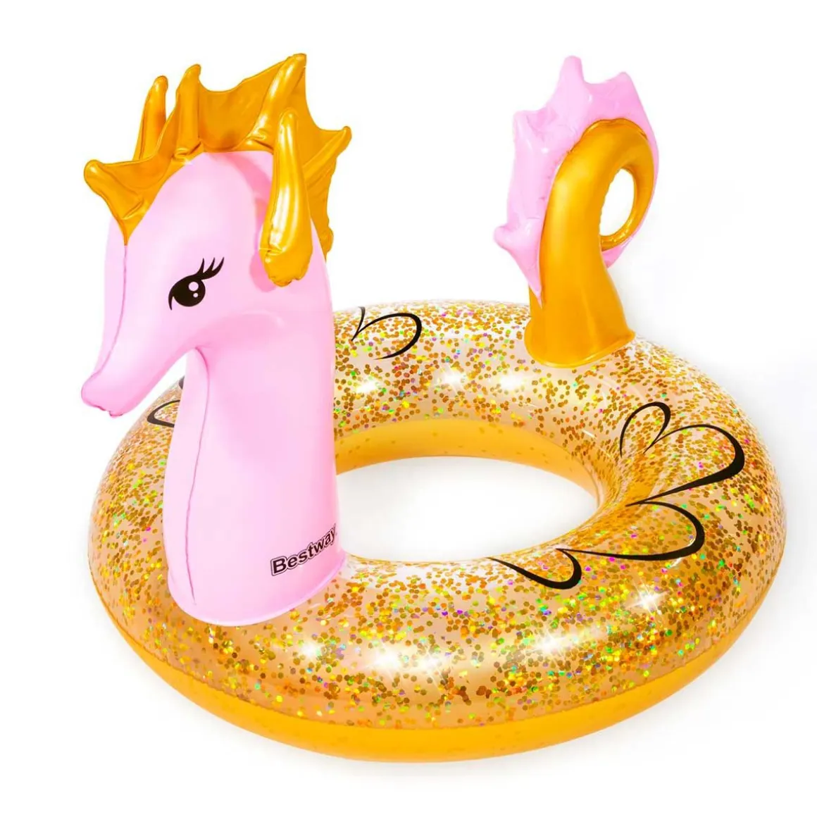 BESTWAY GLITTER MERIHEVONEN UIMARENGAS 115X104 CM