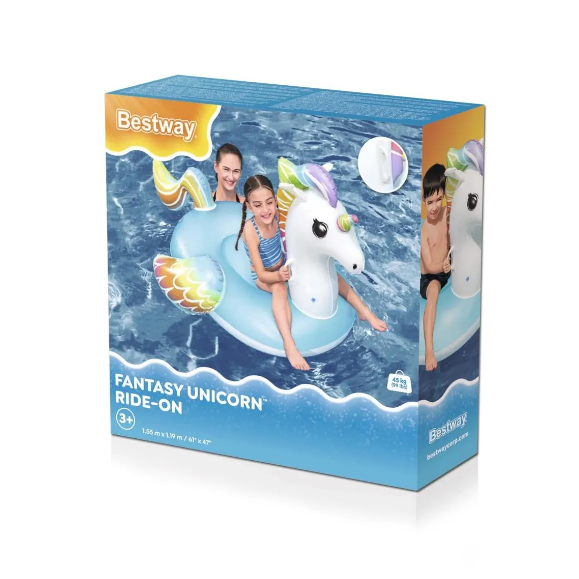 BESTWAY UIMALELU YKSISARVINEN 155X119 CM