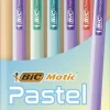BIC MATIC PASTEL LYIJYTÄYTEKYNÄ 0,7MM 5KPL