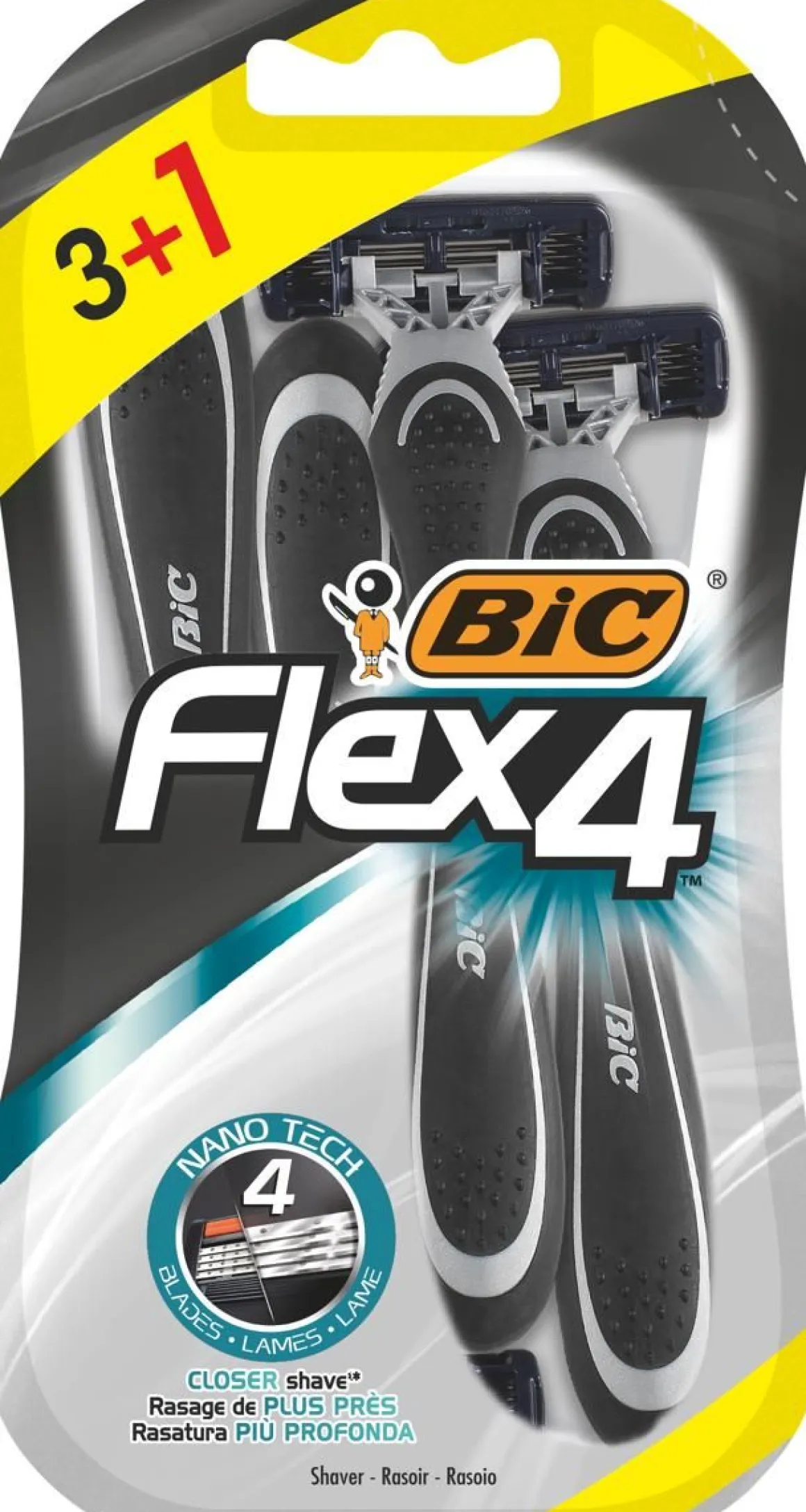 BIC BIC FLEX 4, 3+1 KPL 4 KPL