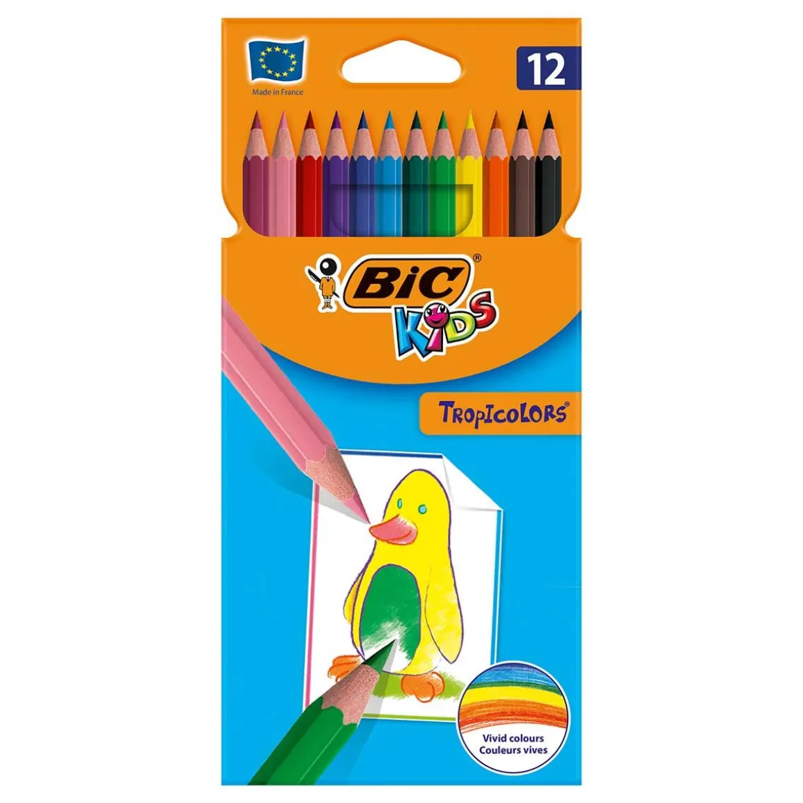 BIC KIDS TROPICOLORS VÄRIKYNÄ 12KPL