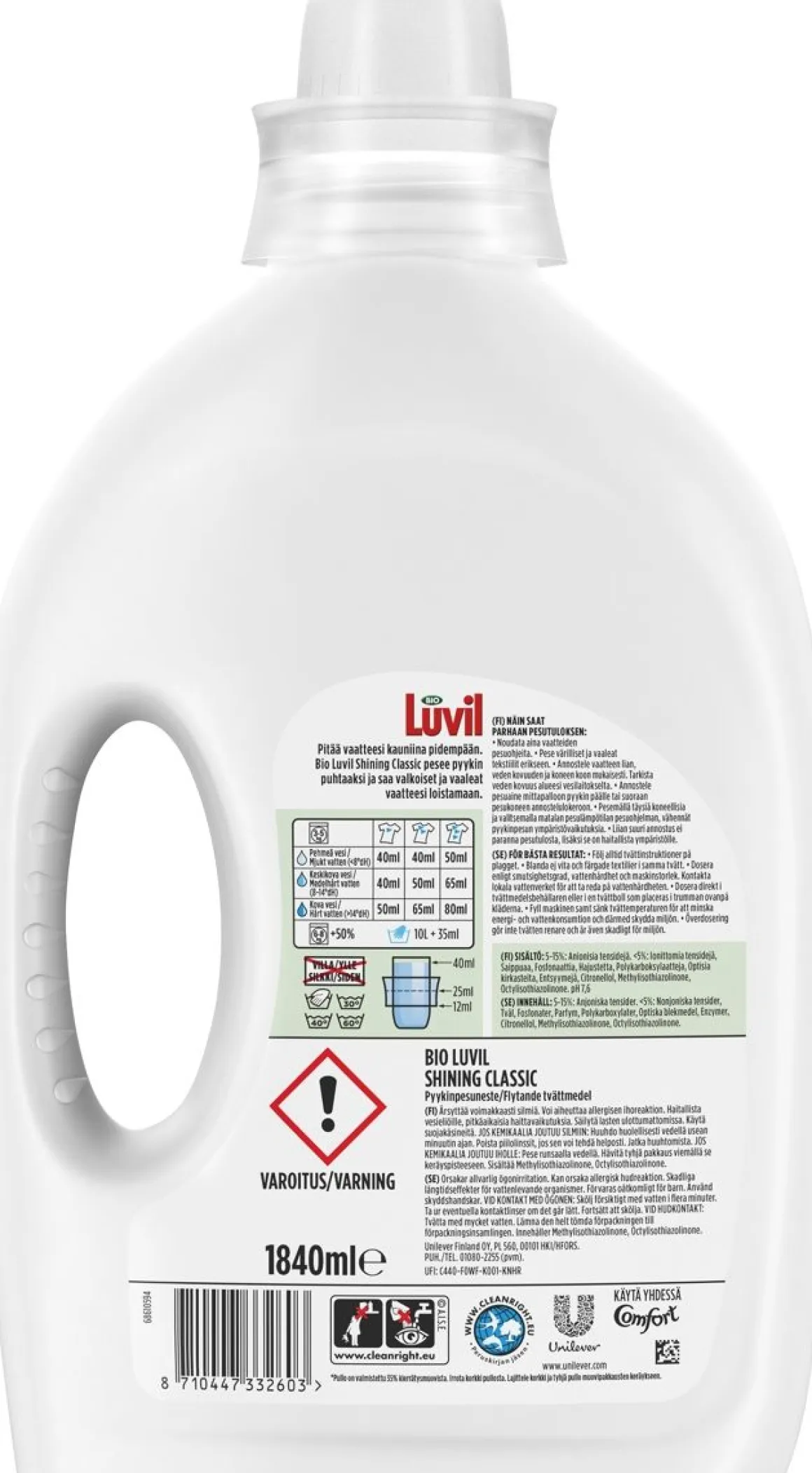 BIO LUVIL CLASSIC 1840ML 1,84 L