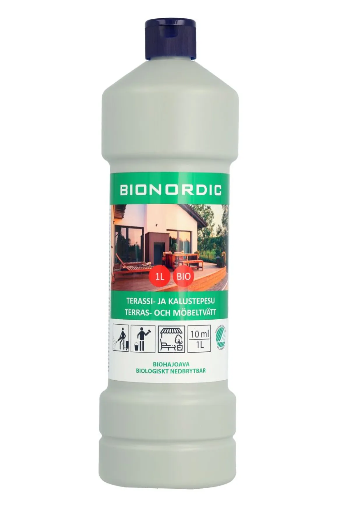 BIONORDIC TERASSI- JA KALUSTEPESUAAINE 1 L