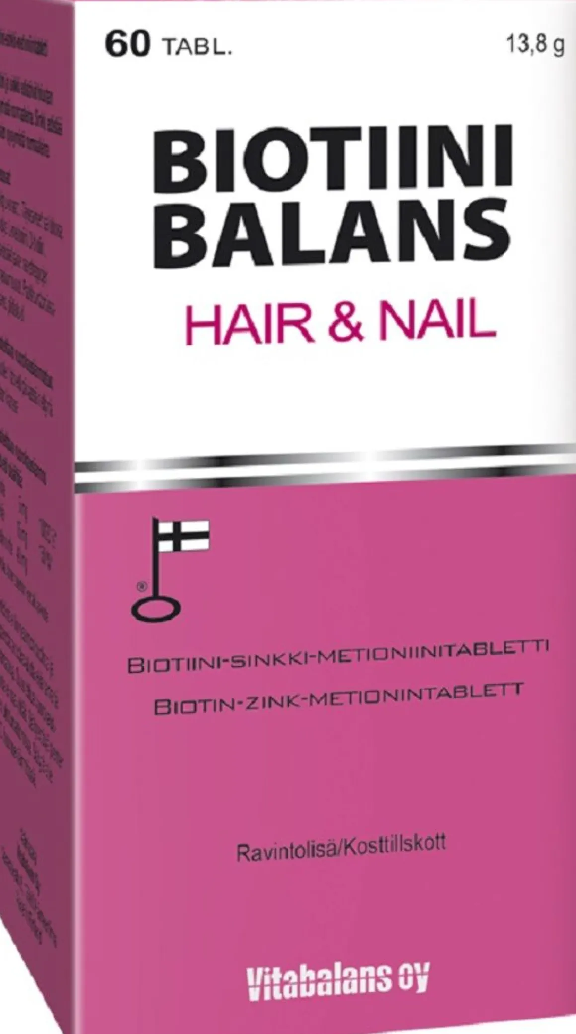 BIOTIINI BALANS HAIR & NAIL 60 KPL