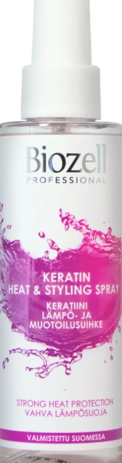 BIOZELL PROFESSIONAL KERATIINI LÄMPÖ- JA MUOTOILUSUIHKE 150 ML
