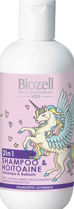 BIOZELL KIDS 2-IN-1 LASTEN SHAMPOO JA HOITOAINE 300 ML