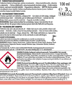 BIOZELL PROFESSIONAL TUUHEUTTAVA KUIVASHAMPOO 100 ML