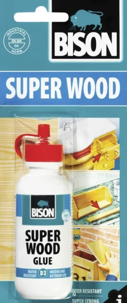 BISON SUPER WOOD GLUE PUULIIMA D3 75 ML