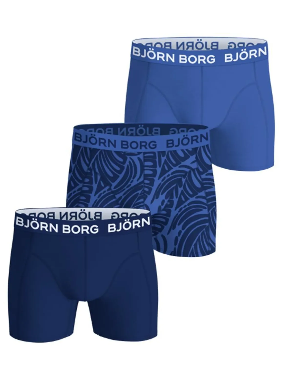 BJÖRN BORG M.BOKSERI 3-PACK SINIKUVIOLLINEN S