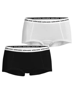 BJÖRN BORG NAISTEN ALUSHOUSUT CORE LOGO MINISHORTS 2-PACK XL