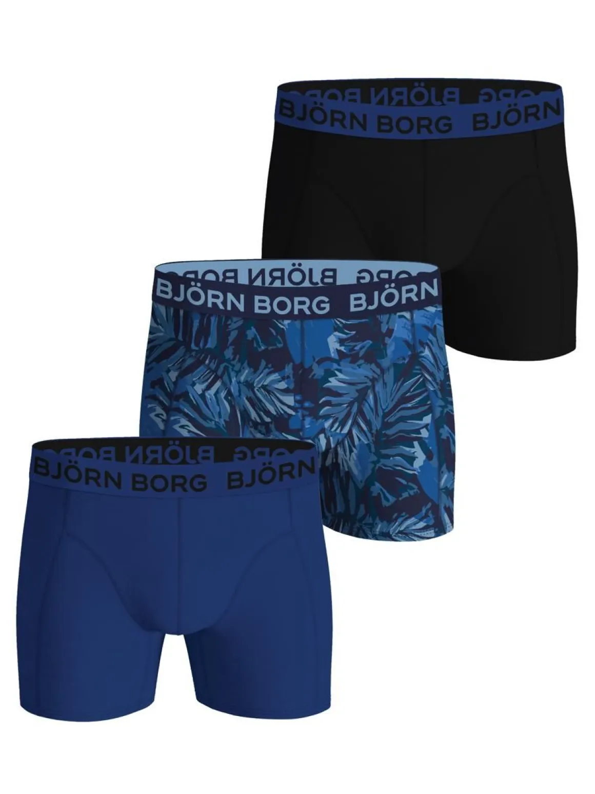 BJÖRN BORG POIKIEN BOKSERIT 3-PACK 170 SININEN KIRJAVA