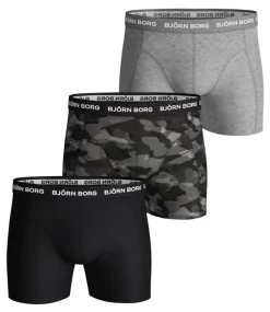 BJÖRN BORG M. BOKSERI 3-PACK HARMAA-CAMO XL