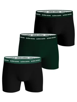 BJÖRN BORG M. BOKSERI 3-PACK L MUSTA
