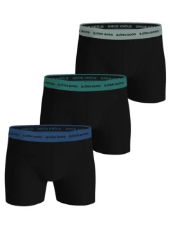 BJÖRN BORG M.BOKSERI 3-PACK MUSTA  M