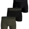 BJÖRN BORG M.BOKSERI 3-PACK MUSTA-VIHREÄ M