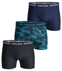 BJÖRN BORG M. BOKSERI 3-PACK SININEN-CAMO L