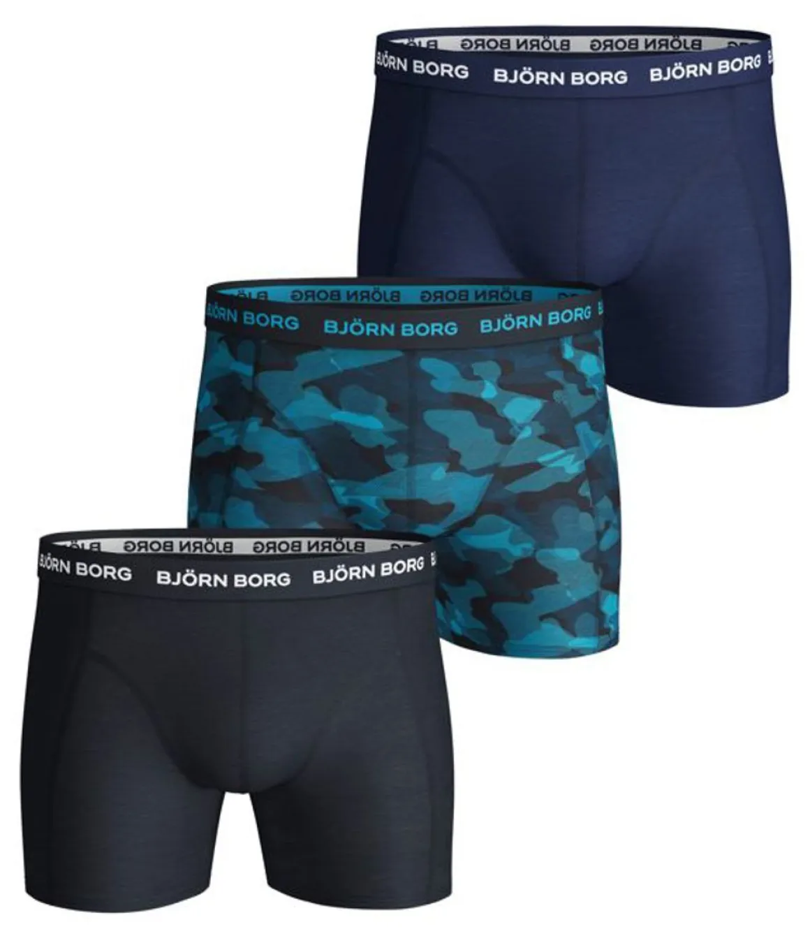 BJÖRN BORG M. BOKSERI 3-PACK SININEN-CAMO XXL