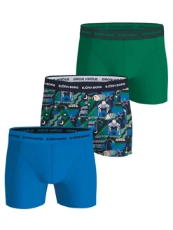 BJÖRN BORG M.BOKSERI 3-PACK SINI-VIHREÄ-KIRJAVA XXL