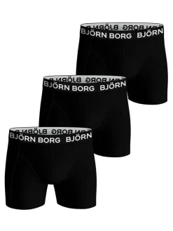 BJÖRN BORG M. BOKSERI  3-PACK XXL MUSTA