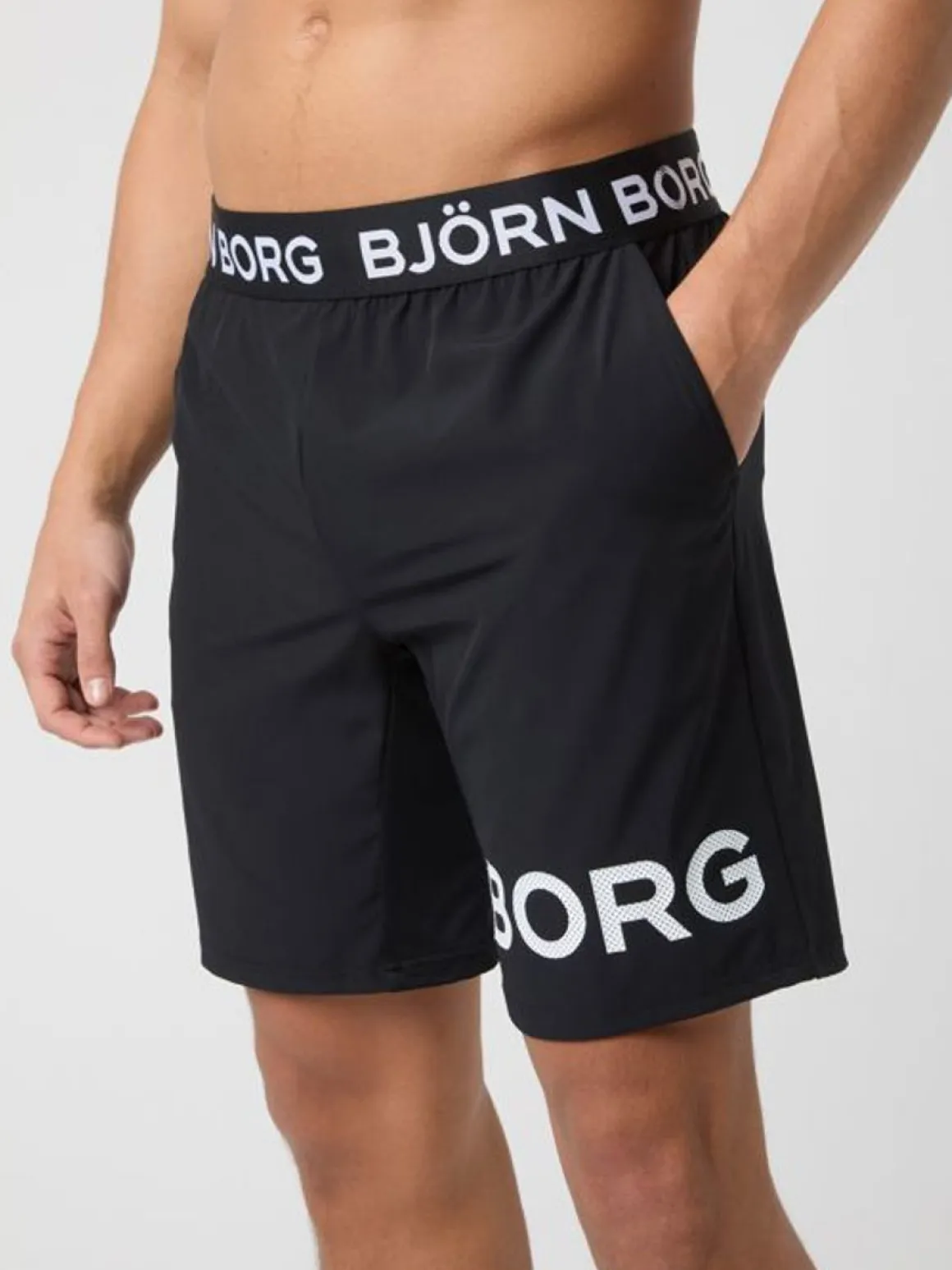 BJÖRN BORG MIESTEN TEKNISET SHORTSIT MUSTA XL