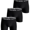 BJÖRN BORG POIKIEN BOKSERI 3-PACK MUSTA 134-140