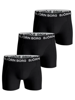 BJÖRN BORG POIKIEN BOKSERI 3-PACK MUSTA 158-164