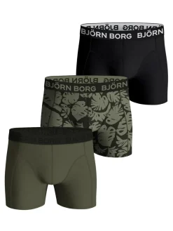 BJÖRN BORG POIKIEN BOKSERIT 3-PACK 158-164 VIHREÄ/MUSTA
