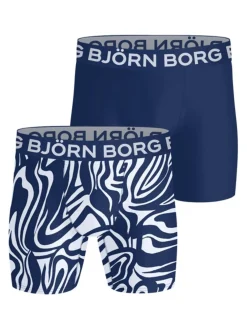BJÖRN BORG SPORTS BOKSERI 2-PACK SININEN   M