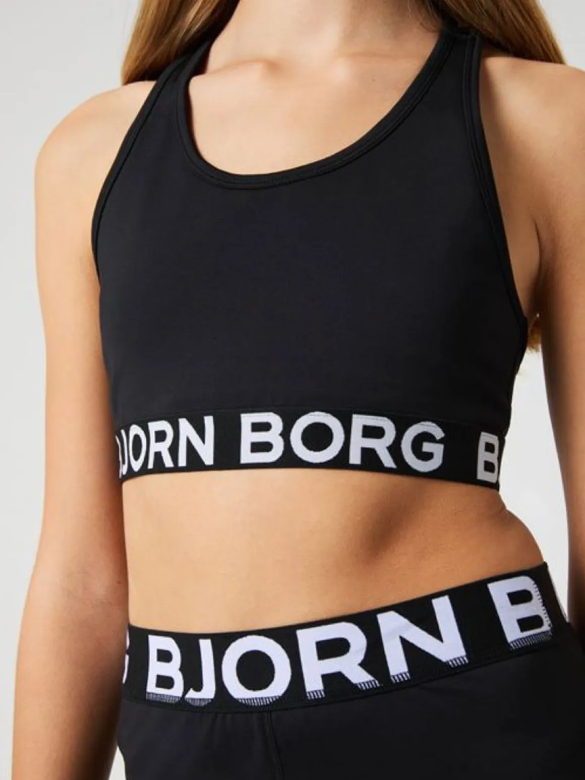BJÖRN BORG TYTTÖJEN SPORTTITOPPI BLACK BEAUTY 134-140