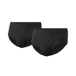 BLACK HORSE   M ALUSHOUSUT BRIEF 2-PACK MUSTA XL