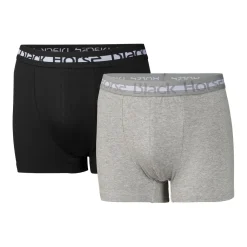 BLACK HORSE POIKIEN BOKSERIT 2-PACK MUSTA-HARMAA 158-164