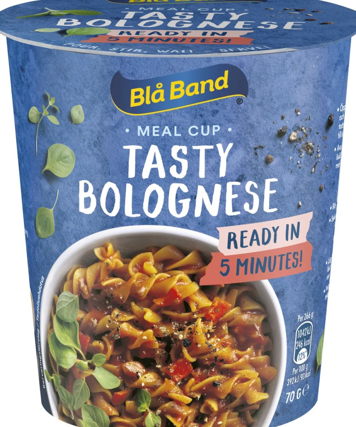 BLÅ BAND MEAL CUP TASTY BOLOGNESE 70 G