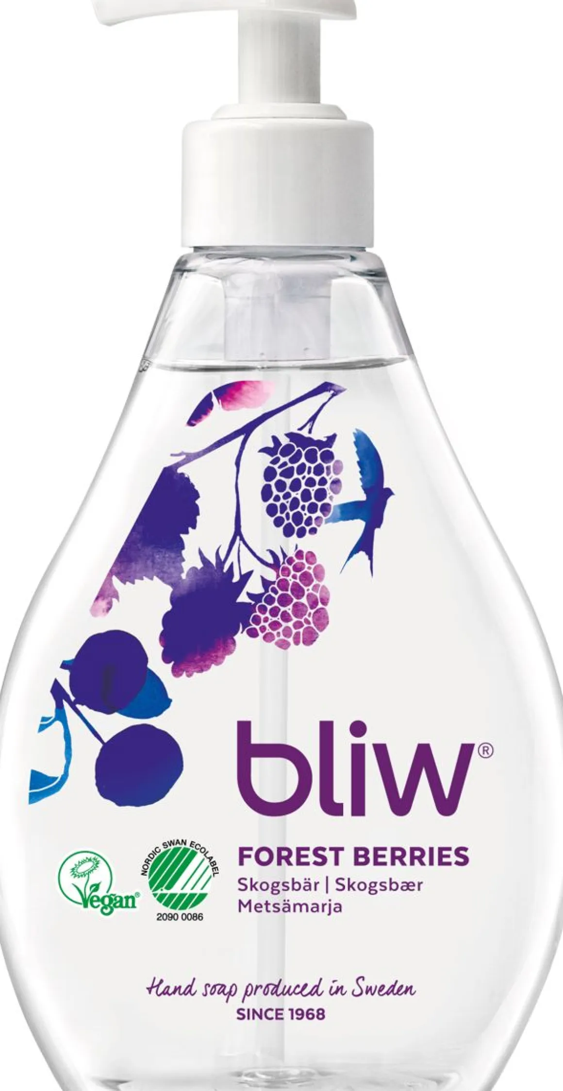 BLIW MARJAMETSÄ PUMPPUPULLO NESTESAIPPUA 300 ML