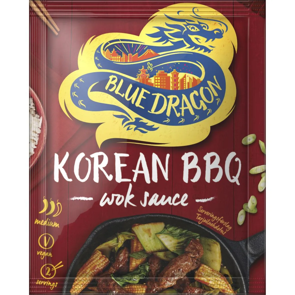 BLUE DRAGON KOREAN BBQ WOK-KASTIKE 120 G