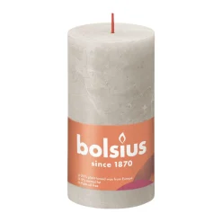 BOLSIUS PÖYTÄKYNTTILÄ 130/68 RUSTIC SANDY GRAY