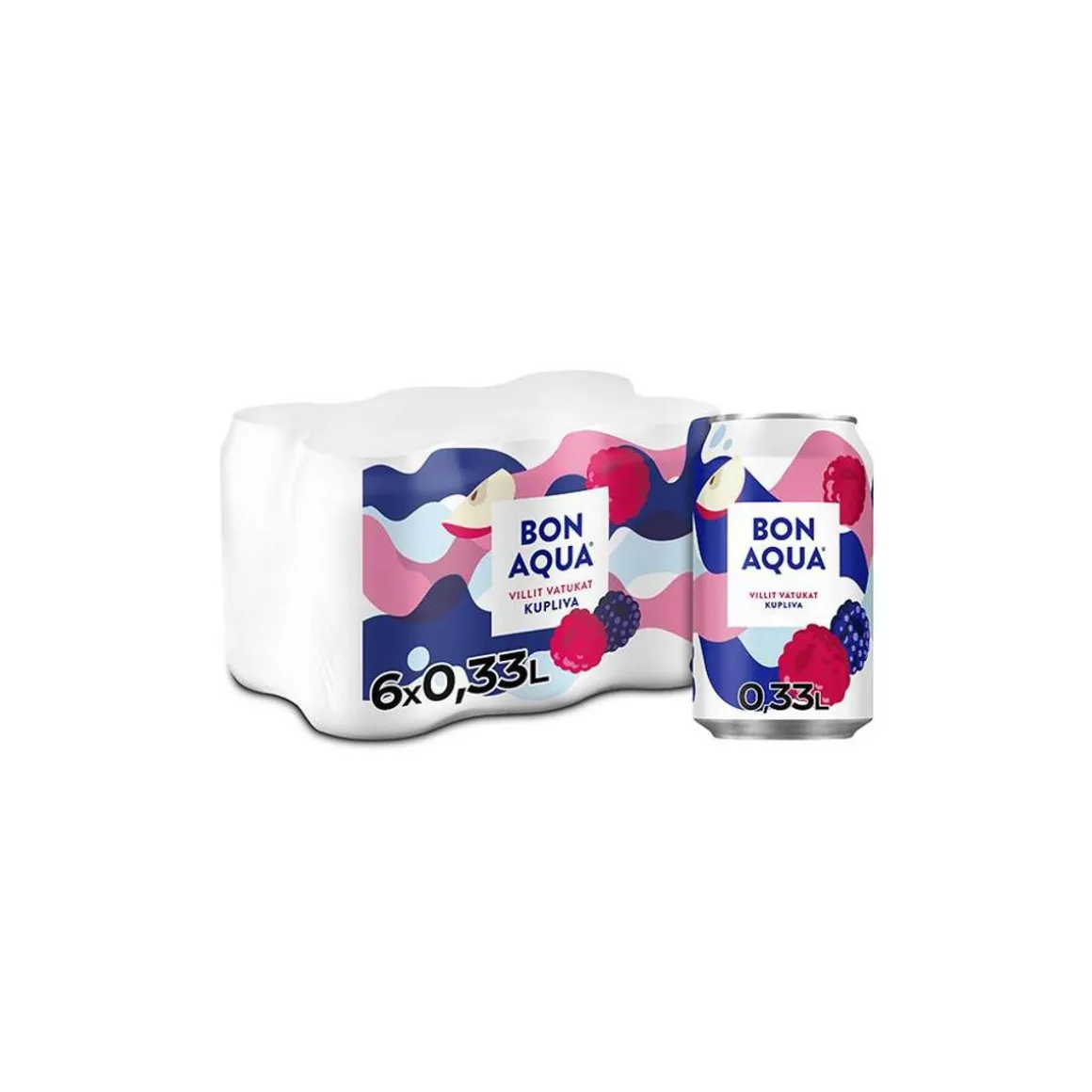 BONAQUA JUICY VILLIT VATUKAT 0,33 TLK 6-PACK 1,98 L