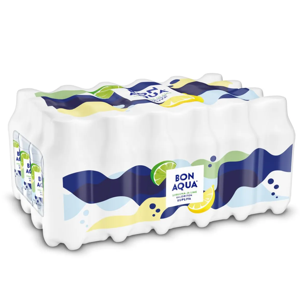 BONAQUA KIVENNÄISVESI SITRUUNA-LIME 0,33 KMP 24-PACK 7,92