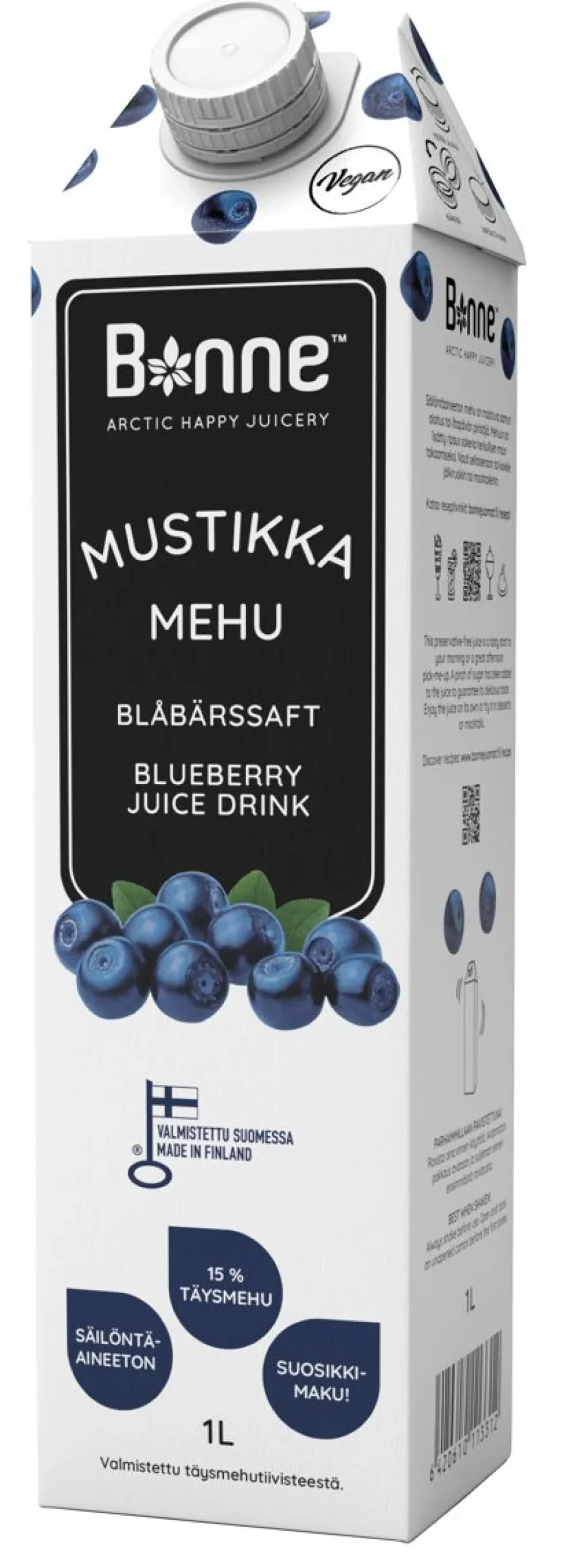 BONNE PREMIUM MUSTIKKAMEHU KOTIMAINEN 1 L